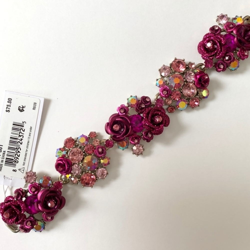 In search of: Betsy Johnson rose flower bracelet